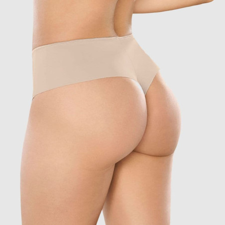 High-waisted thong with strong compression, leonisa.