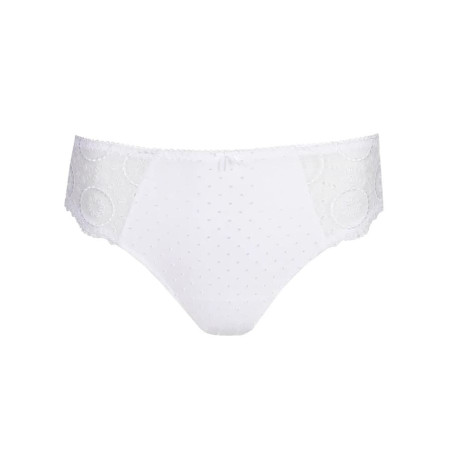 Osino Classic Midi Brief with Embroidered Lace, primadonna.