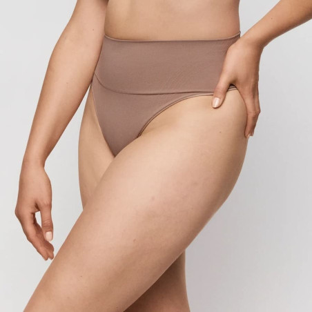 Nudda Medium-Compression Thong Shapewear, Primadonna.