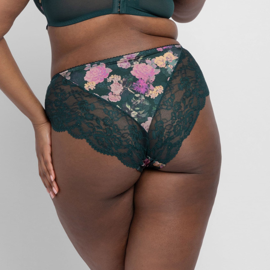 Braguitas corte midi encaje floral, anahi-floral de dorina.