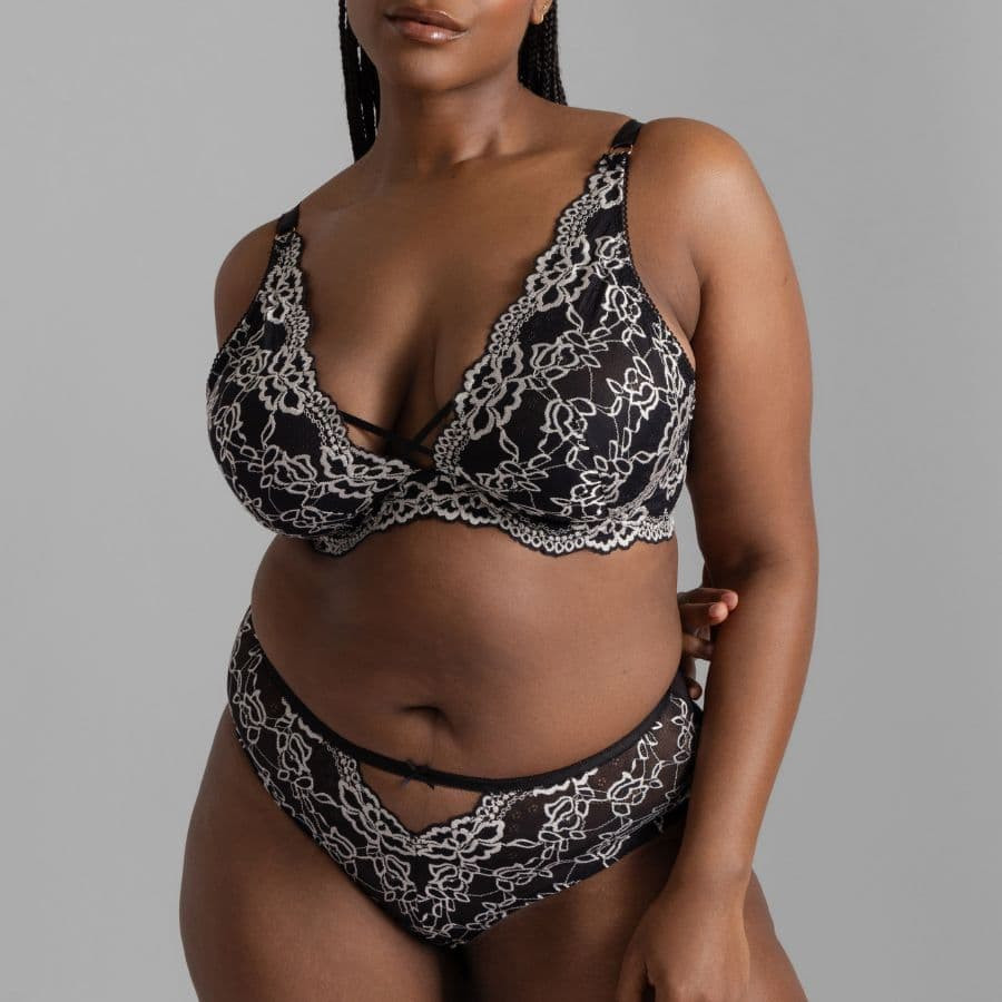 Xanthia Deep Plunge Full-Bust Bralette, dorina.