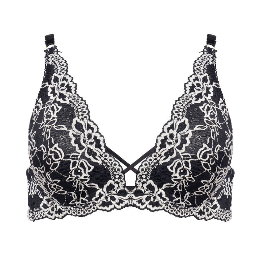 Xanthia Deep Plunge Full-Bust Bralette, dorina.
