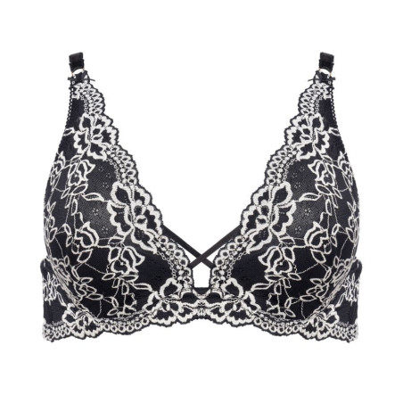 Xanthia Deep Plunge Full-Bust Bralette, dorina.
