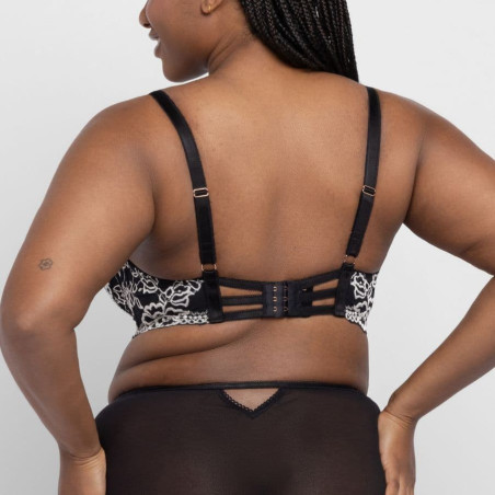 Xanthia Deep Plunge Full-Bust Bralette, dorina.