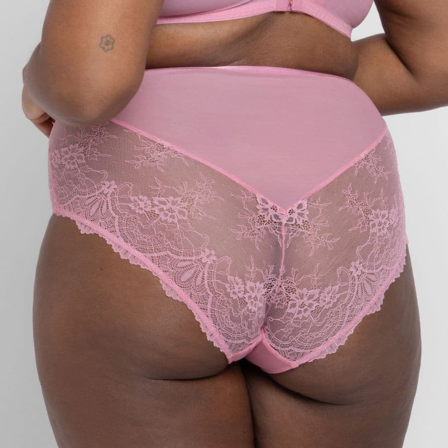Cassandra High Waist Lace Brief , dorina.