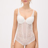 Bridal Lace Bodysuit with Underwire, ysabel mora.