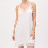 Camisón de Novia con Encaje y Tirante Fino de ysabel mora.