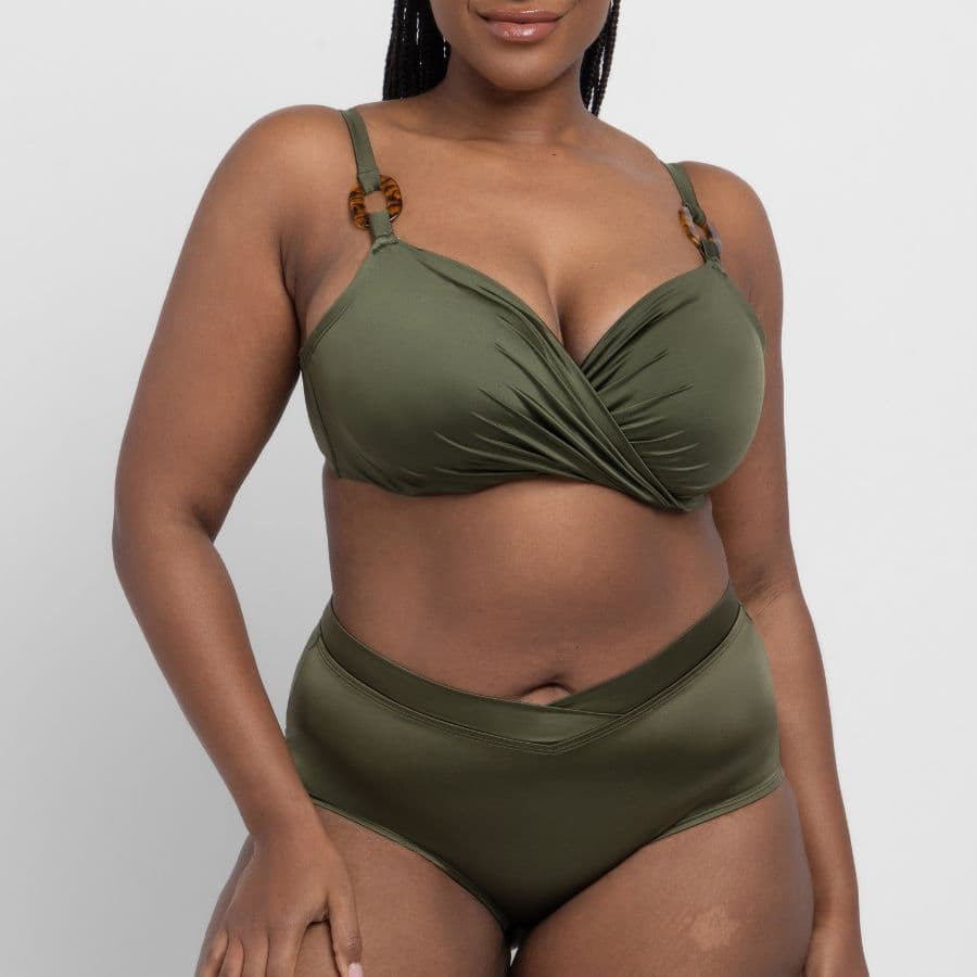 Guaraná Underwired Bikini with High Waist Brief , dorina.