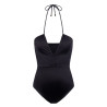Bañador escote en V y halter sin aros, Katam de dorina. Bañador escote en V y halter sin aros, Katam de dorina.