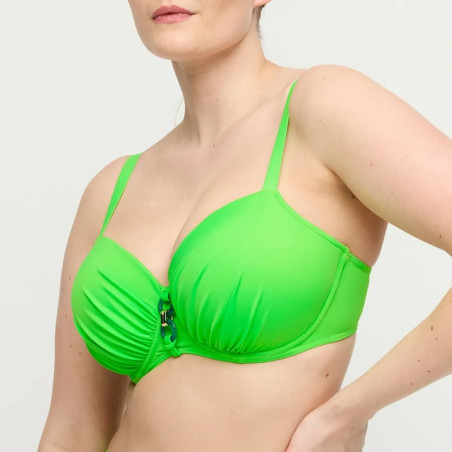 Pilon Balconette Bikini Top with Underwire, primadonna swim.