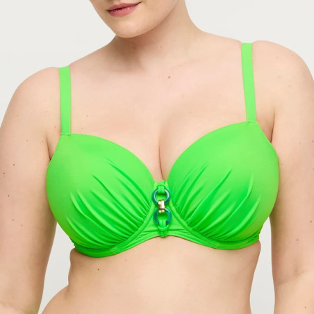 Pilon Balconette Bikini Top with Underwire, primadonna swim.