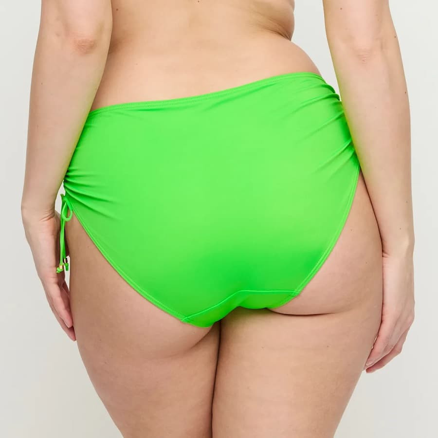 Pilon High-Waist Bikini Bottoms with Side Ties, primadonna swim.