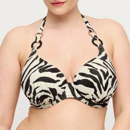 Dalice Deep Plunge Triangle Bikini Top, primadonna swim.
