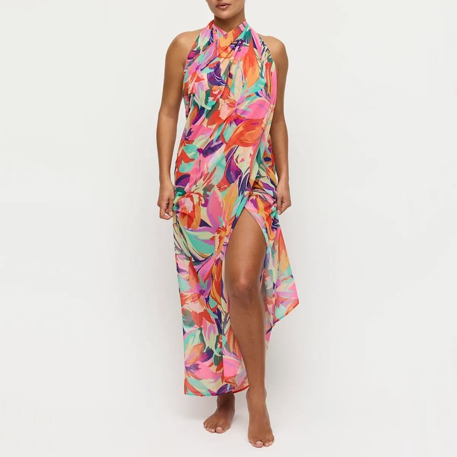 Pareo de playa estampado, varadeo de primadonna swim.