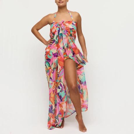 Pareo de playa estampado, varadeo de primadonna swim.