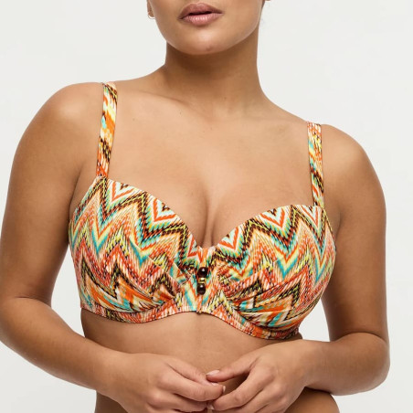 Balconette Underwired Padded Bikini Top Tubou, primadonna swim.