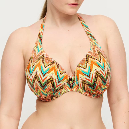 Copa bikini reductora escotada, tubou de primadonna swim.
