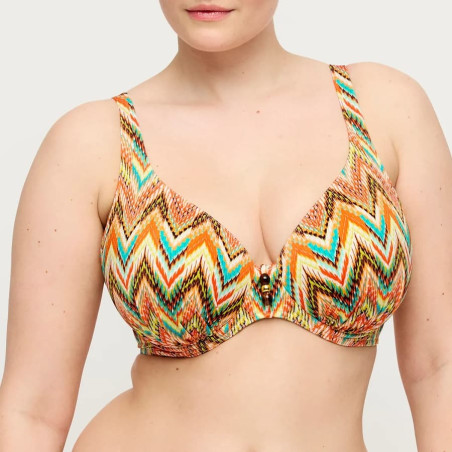 Triangle Underwired Padded Bikini Top Tubou, primadonna swim.