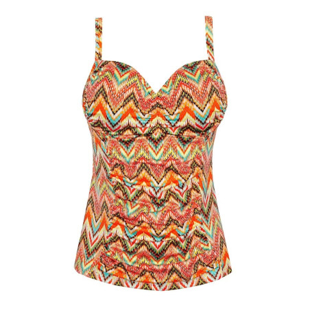 Tankini reductor estampado, tubou de primadonna swim.