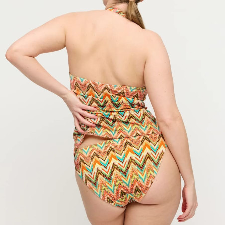 Tankini reductor estampado, tubou de primadonna swim.