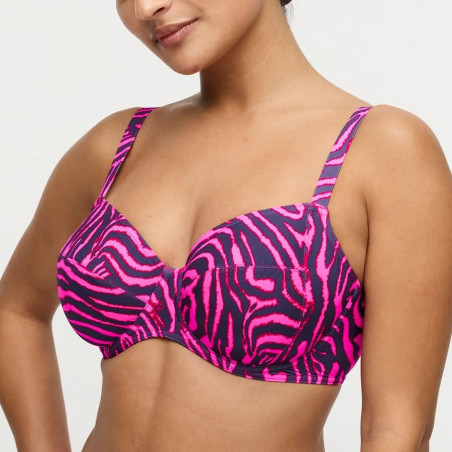 Full Cup Underwired Bikini Top Malabo, primadonna swim.
