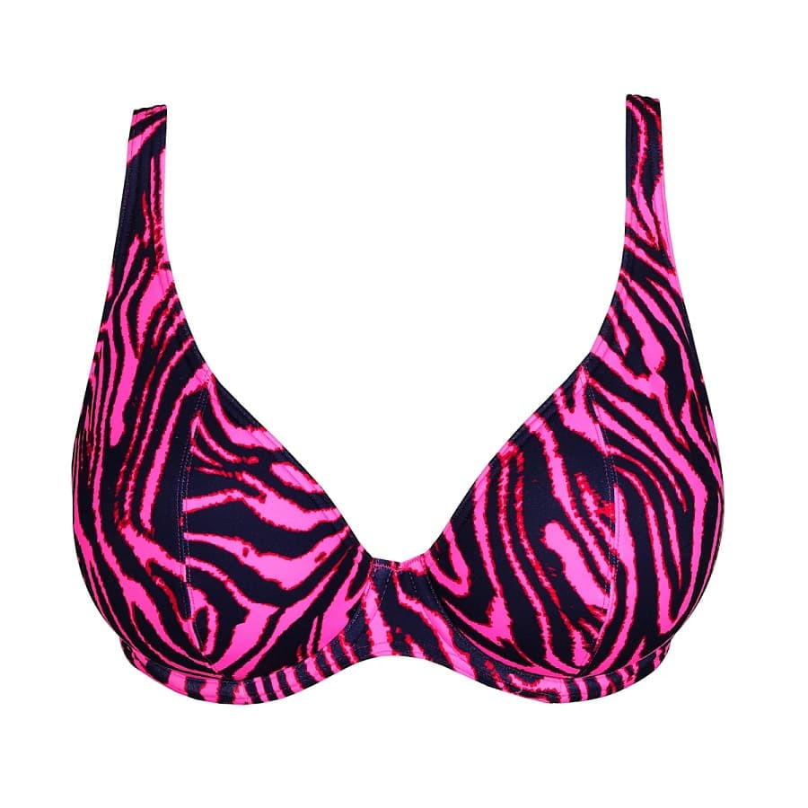 Copa bikini reductora escotada, malabo de primadonna swim.