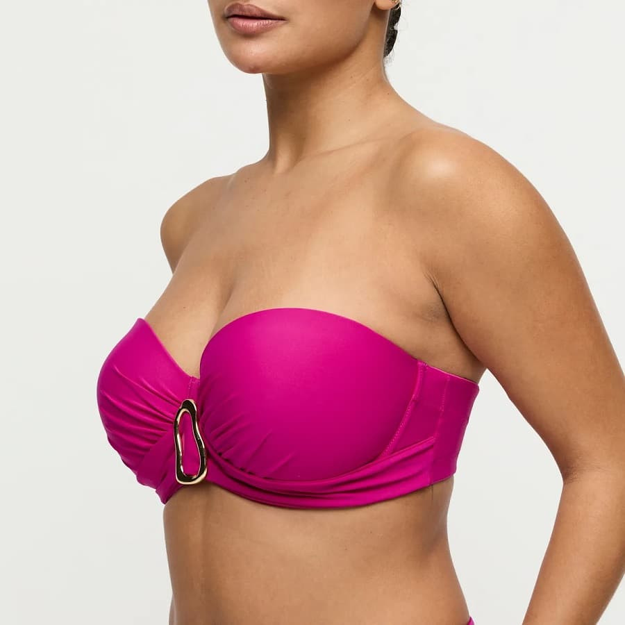 Uvita Strapless Underwired Bikini Top, primadonna swim.