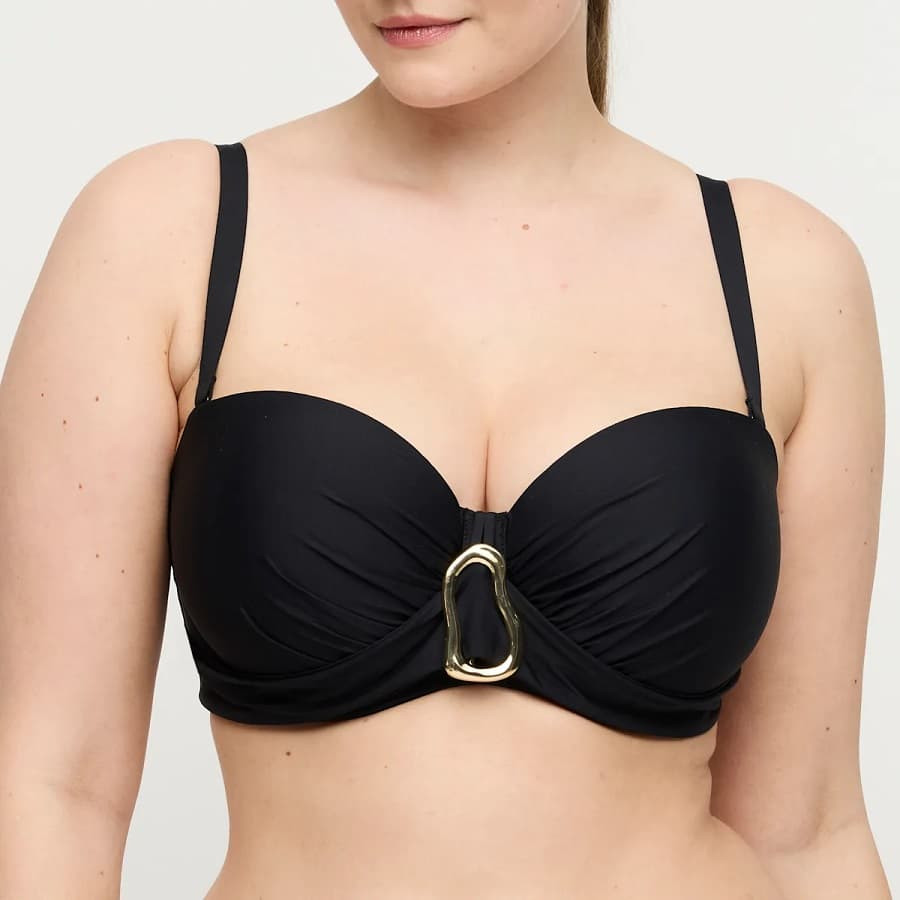 Copa bikini reductora sin tirantes, uvita de primadonna swim.