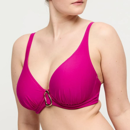 Copa bikini reductora escotada, uvita de primadonna swim.