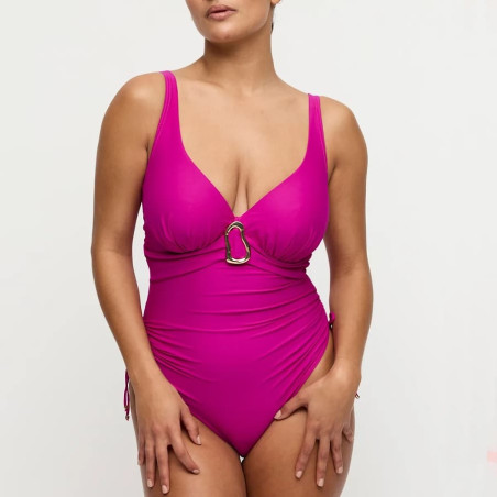 Bañador reductor super escotado, uvita de primadonna swim.