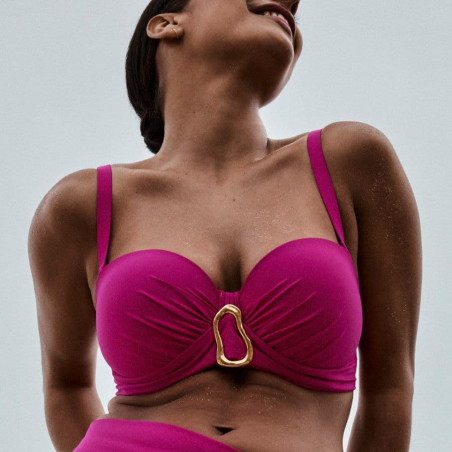 Braga bikini corte brasileña, uvita de primadonna swim.