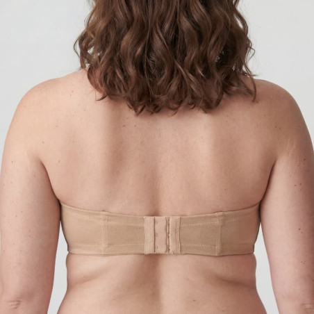 Strapless bra, underwired, padded, malala, singular.
