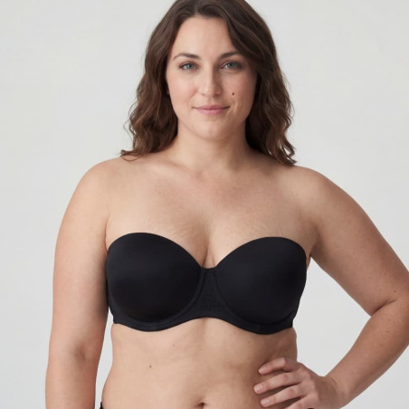 Strapless bra, underwired, padded, malala, singular.