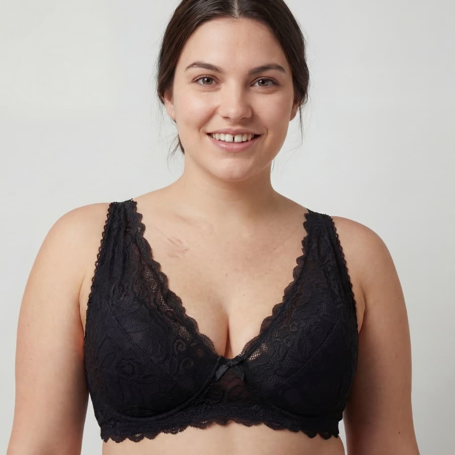 bralette, non wired, non padded, rouse, singular.
