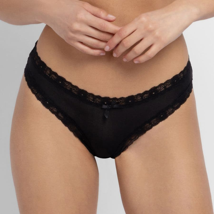 Packx5 Microfiber Thongs, essential cotton, dorina.