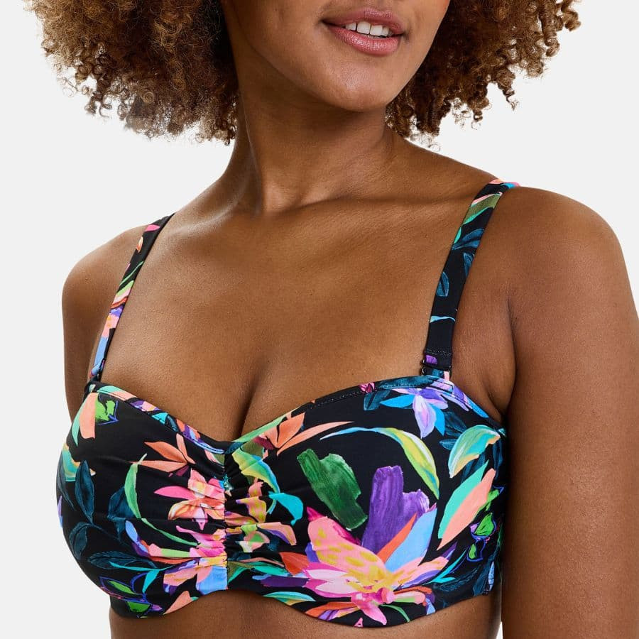 Bandeau Underwired Bikini Barbade, sans complexe.