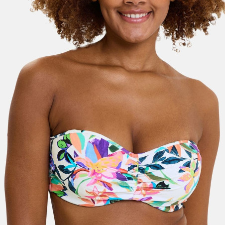 Bandeau Underwired Bikini Barbade, sans complexe.
