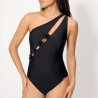 Asymmetrical Wire-Free Swimsuit, ysabel mora.