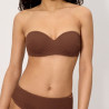 Sand Bandeau Underwire Bikini with Textured Fabric, ysabel mora. Sand Bandeau Underwire Bikini with Textured Fabric, ysabel mora.
