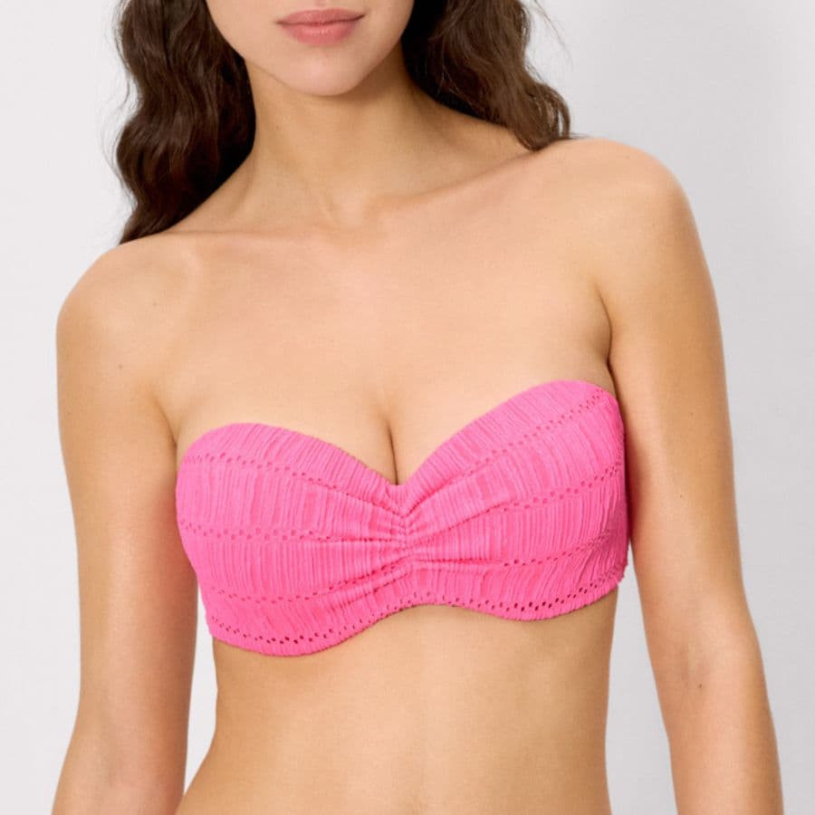 Strawberry Bandeau Push Up Bikini Set, ysabel mora.