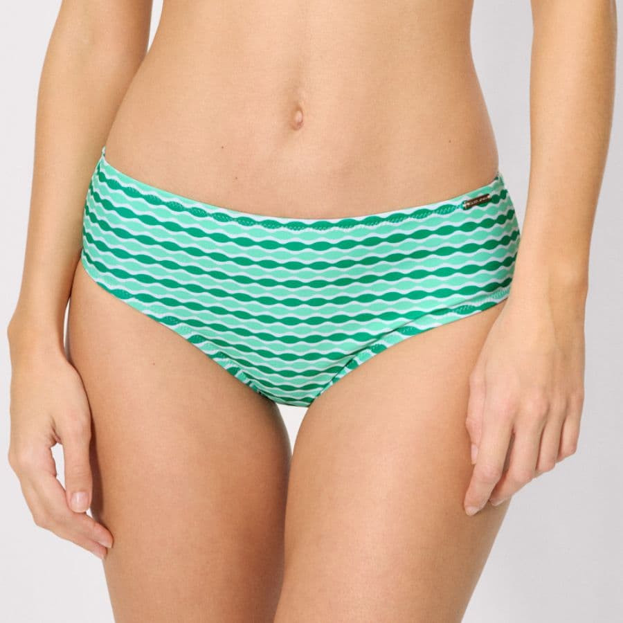 Mint Full Cup Underwire Bikini with Midi Bottom, ysabel mora.
