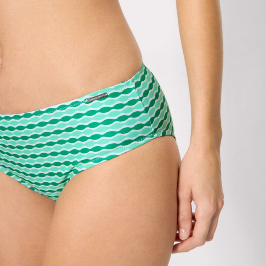 Mint Full Cup Underwire Bikini with Midi Bottom, ysabel mora.