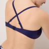 Wave Underwire Bikini Set in Navy, ysabel mora.
