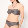 Conjunto bikini reductor bandeau copa c, coast de ysabel mora.
