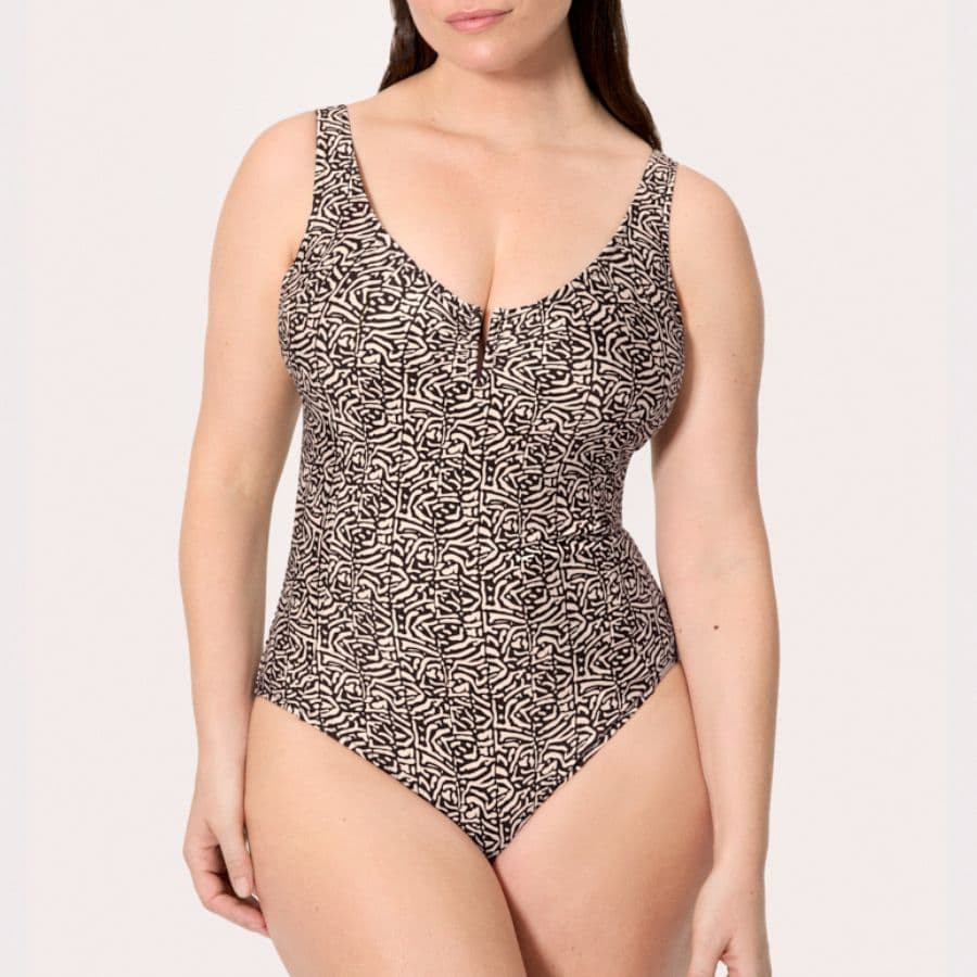 Coast Printed Control Swimsuit, ysabel mora.
