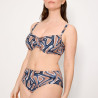 Conjunto bikini reductor copa d y e, beach de ysabel mora.