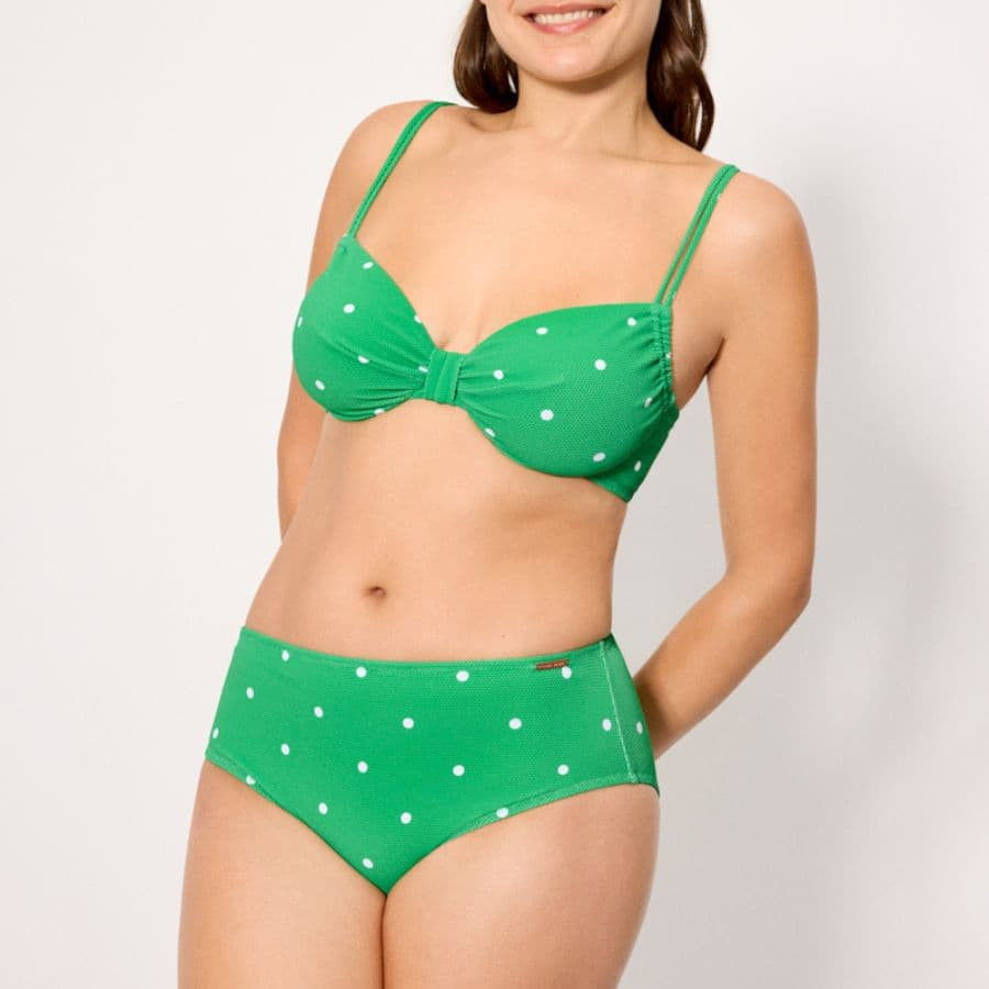 Lime Plus Size Minimizer Bikini, ysabel mora.