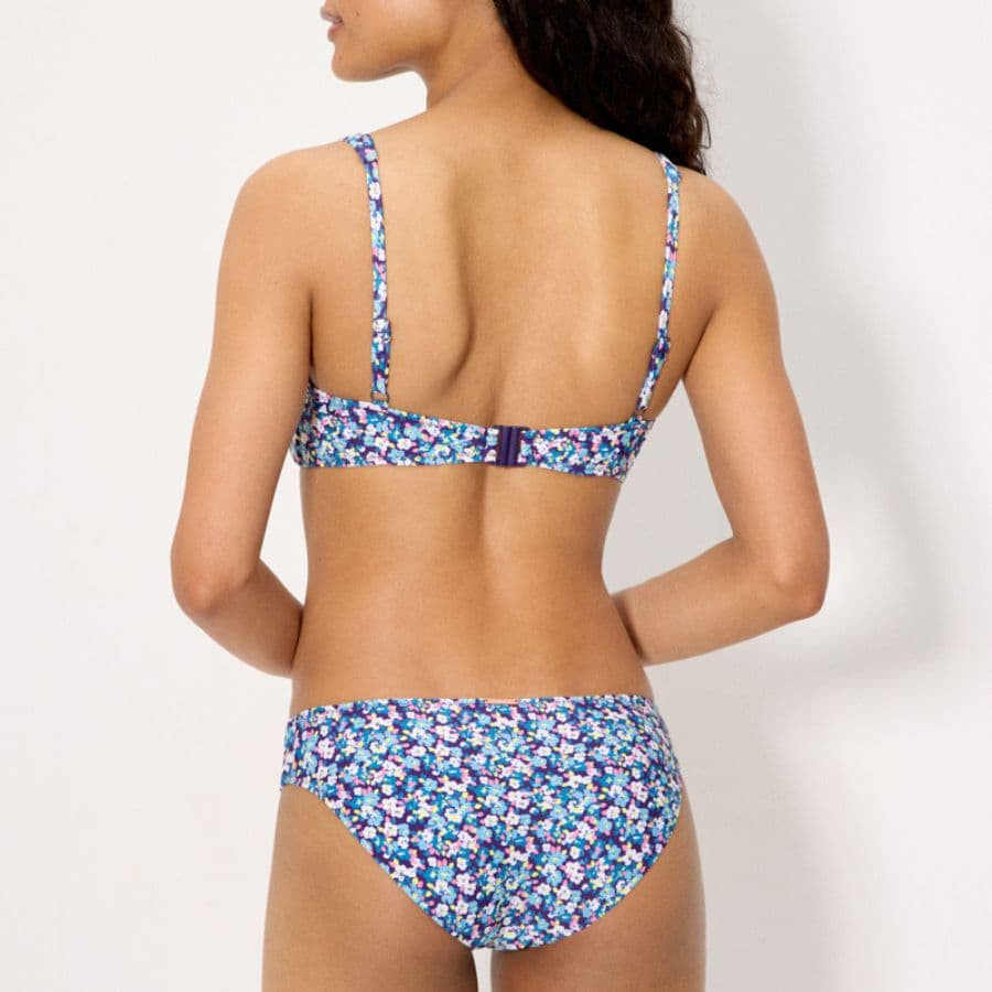 Flowers Plus Size Triangle Bikini, ysabel mora.