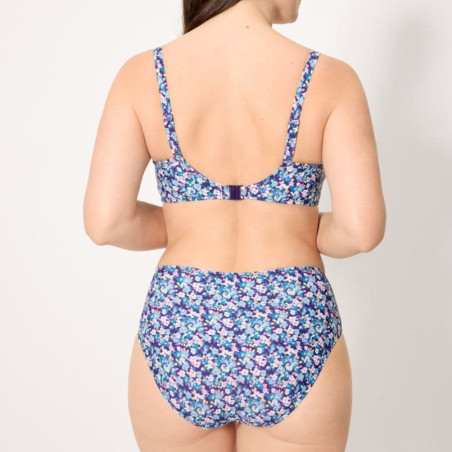 Conjunto bikini reductor copa d y e, flowers de ysabel mora.