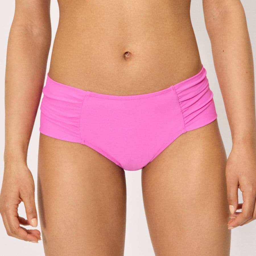 Bandeau Bikini Set Palms Pink, ysabel mora.